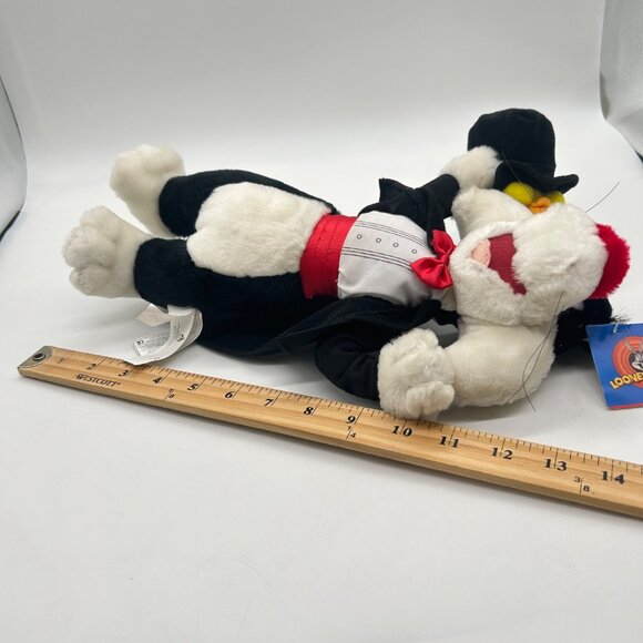 VINTAGE Looney Tunes Sylvester The Cat and Tweety Bird Plush 1998 Ace‎ NEW - Picture 7 of 13